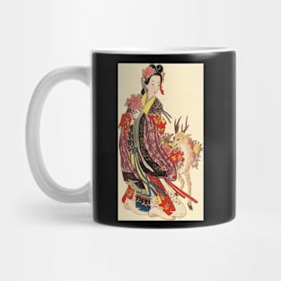 Lady & deer Mug